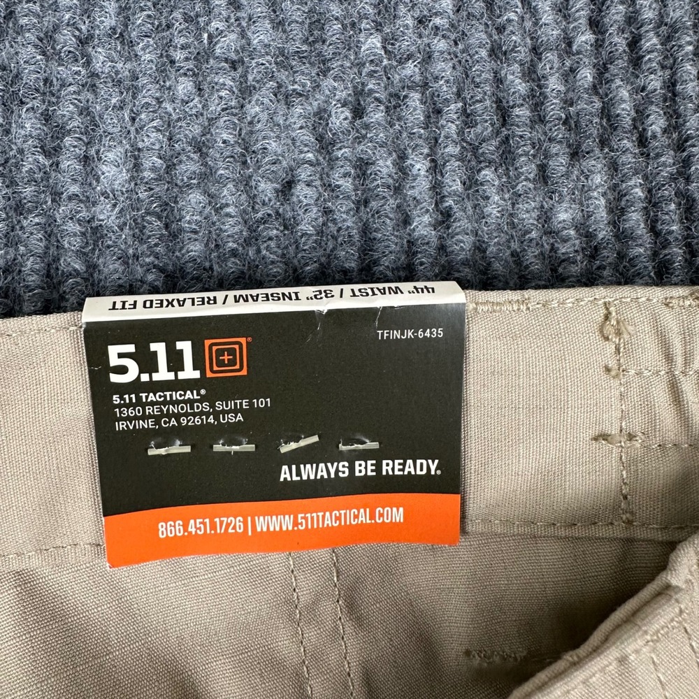 5.11 Tactical Taclite Pro Pants Mens 44x32 Khaki Tan Ripstop Cargo NWT - Picture 4 of 16